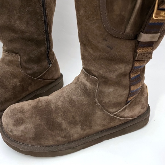 UGG Tall Retro Cargo Boots Buckle Side Pocket - Picture 4 of 15